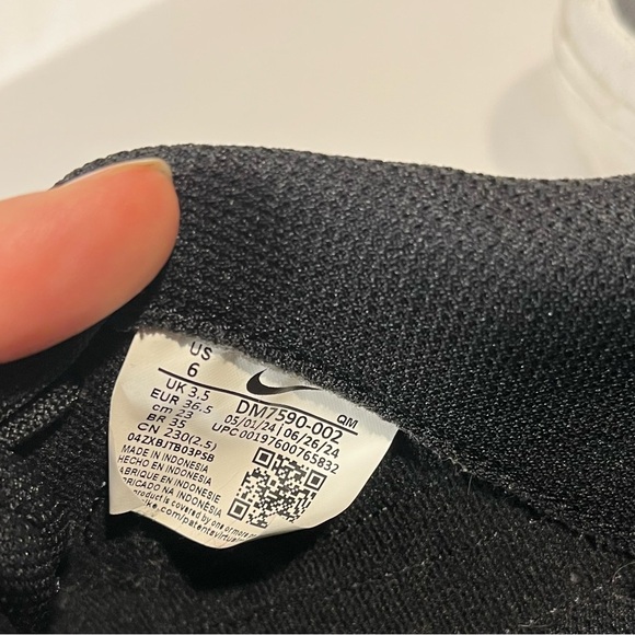 Nike Court Legacy Lift Black Sail Platinum Violet Size 6 - Picture 7 of 8